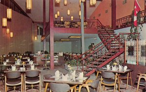 SARNIA, Ontario Canada SAHARA MOTEL~RESTAURANT Interior ROADSIDE c1960s Postcard