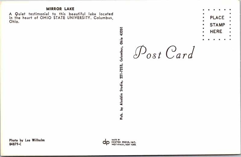 Postcard SCHOOL SCENE Columbus Ohio OH AL6276