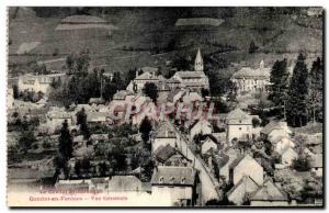 Old Postcard Picturesque Cantal Condat In Feniers Vue Generale