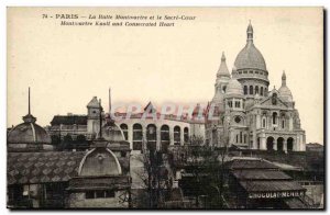 Paris Old Postcard Basilique du Sacre Coeur Montmartre