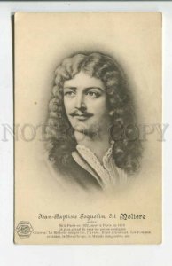477415 MOLIERE French POET playwright Vintage postcard