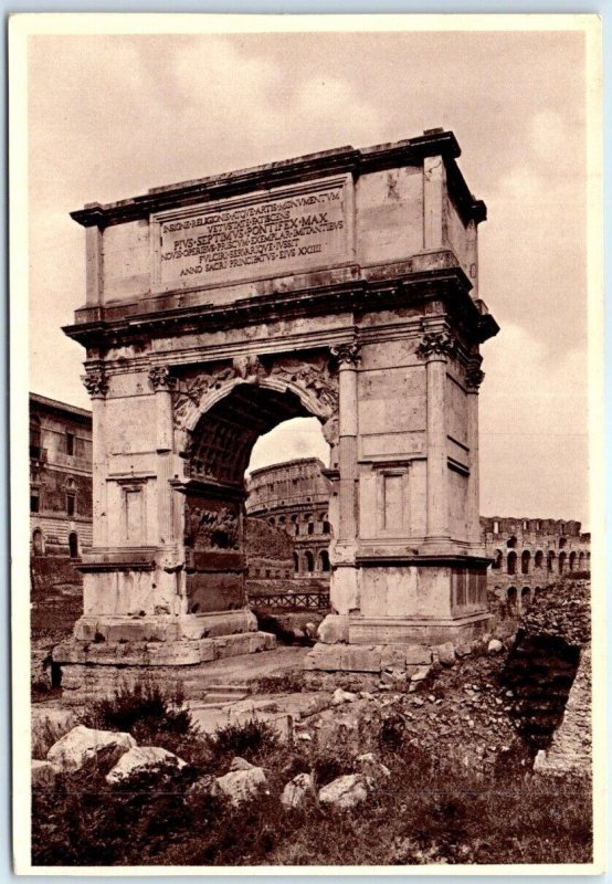 Postcard - Arch of Titus - Rome, Italy