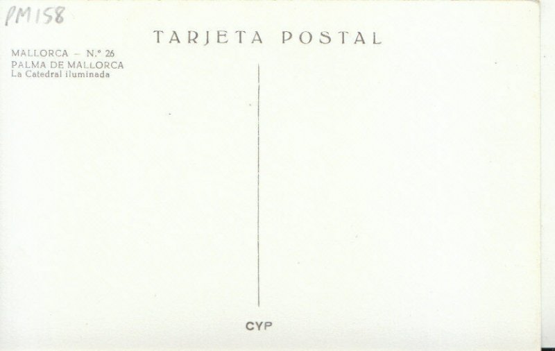 Spain Postcard - Mallorca - Palma De Mallorca - La Catedral Iluminada - TZ11968