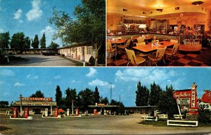 Illinois Compton Flying Red Horse Motel 1962