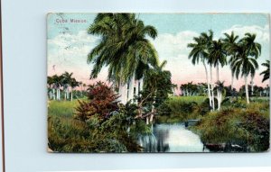 A River Scene - Cuba Mission, Cuba M-25378