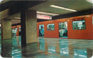 Mexico Postcard Mexico city Metro