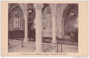 WASHINGTON D.C., 1900-1910's; A Transverse View, Bethlehem Chapel, Washington...