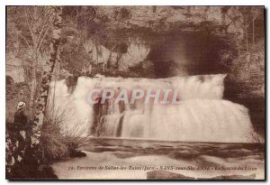 Old Postcard surroundings Salins les Bains Jura Nans Sous Ste Anne La Source ...