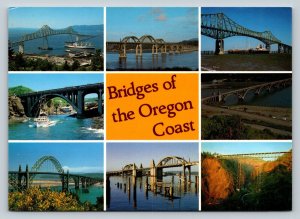 Multiple Bridges of the Oregon Coast 4x6 Postcard 1768