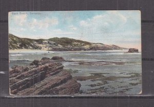 VICTORIA, SORRENTO, BACK BEACH, 1907 ppc., used..