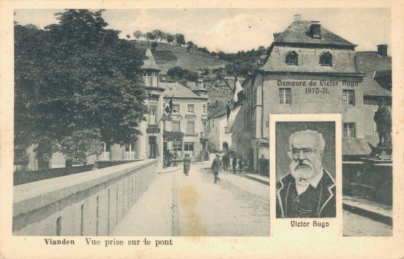 Luxembourg - Vianden Vue prise sur le Pont Victor Hugo 04.00