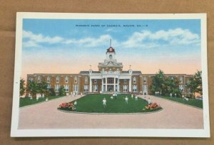 VINTAGE UNUSED POSTCARD - MASONIC HOME OF GEORGIA, MACON, GEORGIA