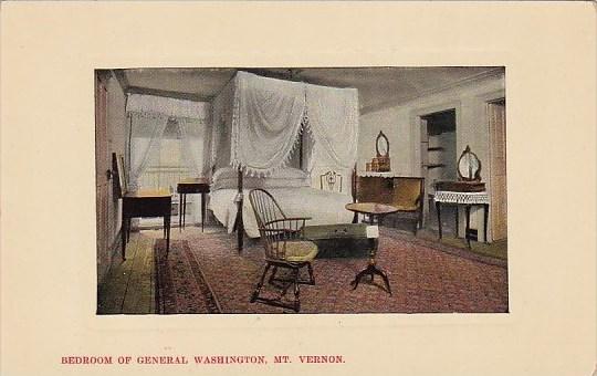 Virginia Mountain Vernon Bedroom Of General Washington