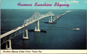 Florida St Petersburg The Sunshine Skyway Bridge