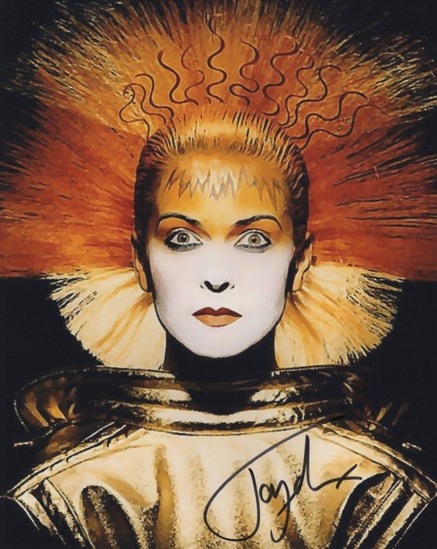 Toyah Wilcox Stunning Metropolis Painting 10x8 Hand Signed Photo