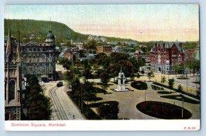 Montreal Quebec Canada Postcard Dominion Square c1910 Antique Unposted