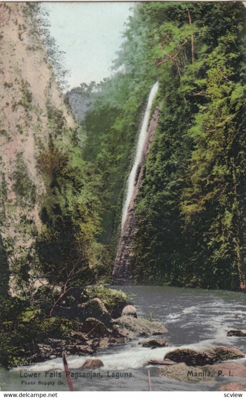 Lower Falls Pagsanjan, Laguna. Manila, P.I., 1900-10s