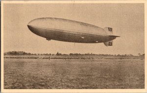 Luftschiff Zeppelin, Friedrichshafen Germany Vintage Aviation Postcard L54