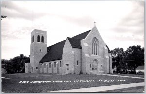 Zion Lutheran Church Mitchell South Dakota SD Parish Building Postcard