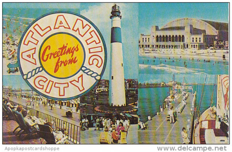 Lighthouse and Multi View Atlantic City New Jersey
