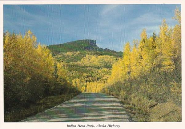 Canada British Columbia Indian Head Rock Alaska Highway