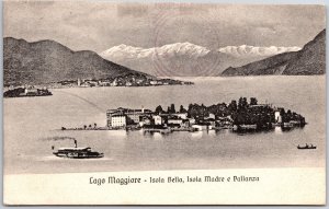 1909 Logo Maggiore- Isola Bella Isola Madre e Pallanza Italy Posted Postcard