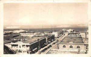 RPPC BUSINESS SECT. PORT ANGELES WASHINGTON ELLIS REAL PHOTO PREXIE POSTCARD '47