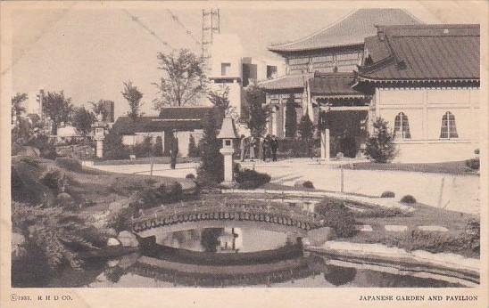 Japanese Garden and Pavilion 1933 Chicago World's Fair