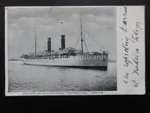 Union Castle Line ROYAL MAIL STEAMER Kenilworth Castle 12975 Tons c1920 Postcard