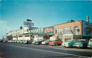 Atlantic City New Jersey Automobiles Hackney's Seafood Restaurant Postcard 11087