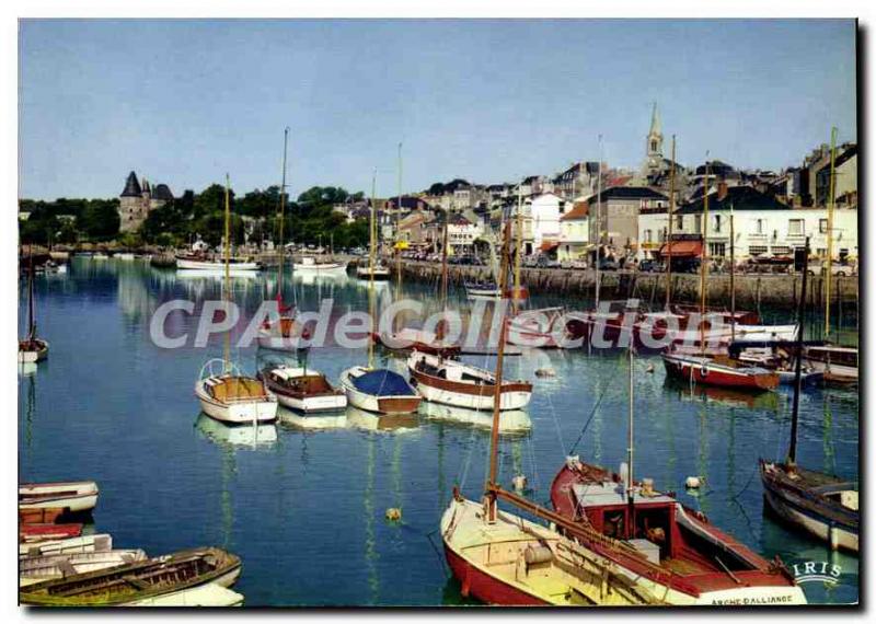 Postcard Modern Cote De Jade Pornic Port