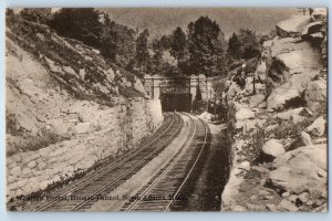 1905 North Adams Massachusetts MA Postcard Western Portal Hoosac Tunnel Unposted
