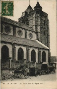 CPA LE CROTOY Vieille Tour de l'Église (17771)