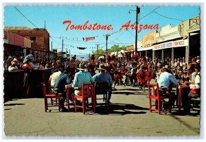 c1960 Helldorado Days Town Too Tough Die Tombstone Arizona AZ Vintage Postcard