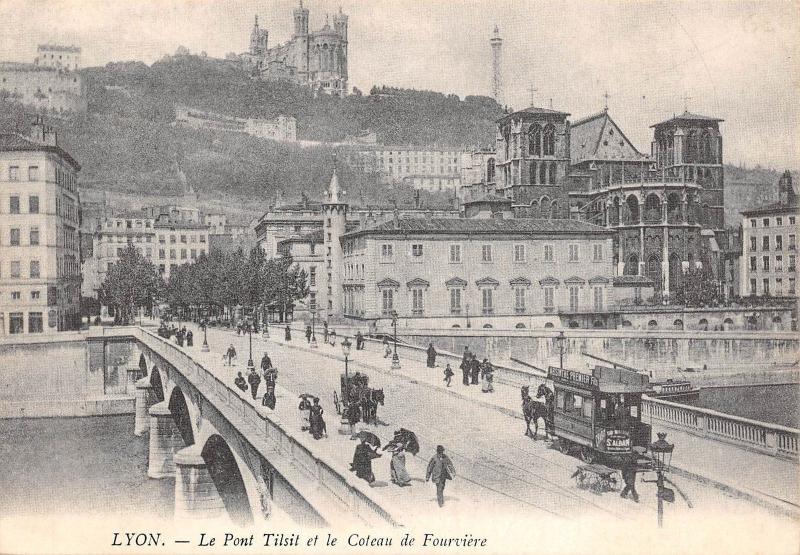 Br43838 Tramway Tram Chemin de fer Lyon repro