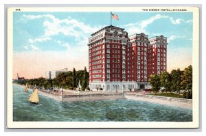 Sisson Hotel Chicago Illinois IL UNP WB Postcard H30
