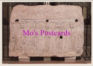Cambridgeshire Postcard - Peterborough Cathedral, Saxon Stone Carving  RR20899