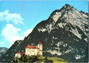 Schloss Gutenberg Castle Balzers Liechtenstein 1960s Postcard