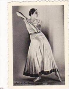 GARBATI CIGARETTE CARD FAMOUS DANCERS NO 171 AFRIKA DOERING