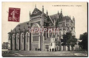 Guemene penfao Old Postcard L & # 39eglise