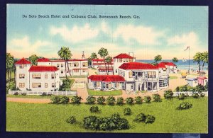 Georgia SAVANNAH BEACH De Soto Beach Hotel & Cabana Club - pm1947 L