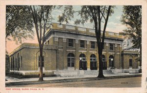 Post Office, Glens Falls, New York, Early Postcard, Unused