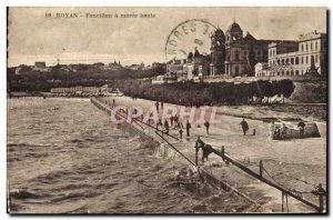 Old Postcard Royan Foncillon has Maree Haute