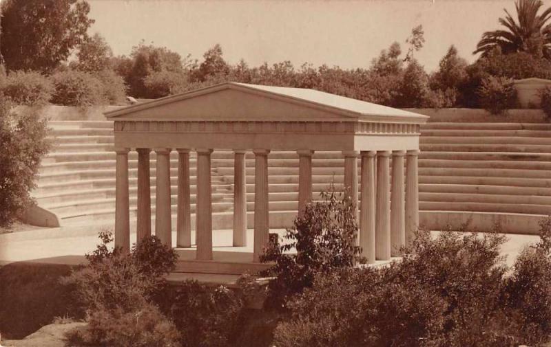 Point Loma California Theosophical Intitute Greek Theatre Real Photo PC J70930