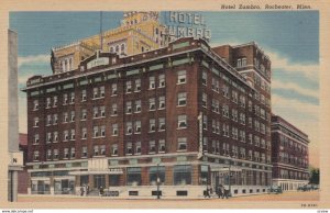 ROCHESTER, Minnesota, 1949; Hotel Zumbro