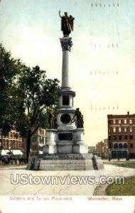 Soldiers & Sailors Monument - Worcester, Massachusetts MA  
