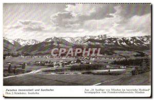 Old Postcard Zwischen Und Immenstadt Sonthofen
