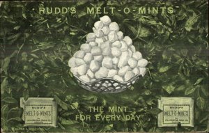 Rudd's Melt O Mints - Chandler & Rudd Co Cleveland OH c1910 Postcard
