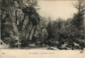 CPA AVALLON Crot de la Foudre (1198473)