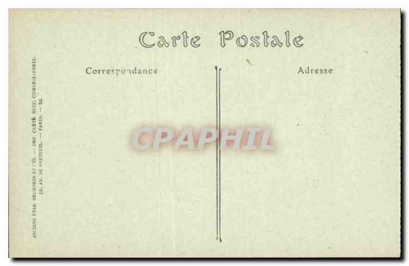 Old Postcard Compiegne Park